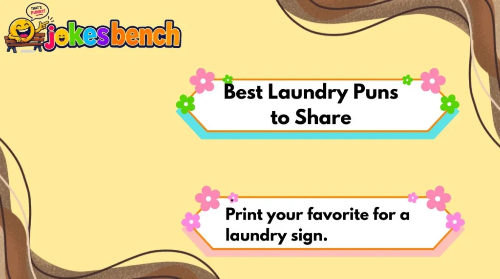 Best Laundry Puns to Share