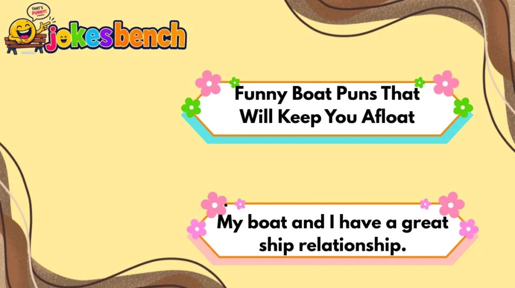 Funny Boat Puns That Will Keep You Afloat