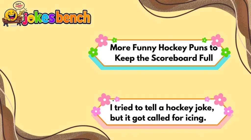 More Funny Hockey Puns to Keep the Scoreboard Full