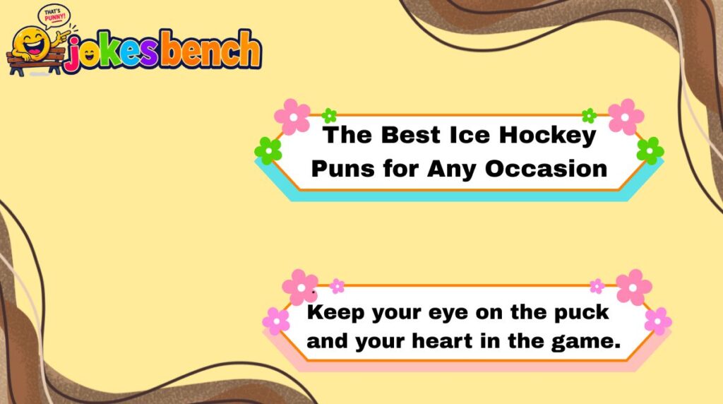 The Best Ice Hockey Puns for Any Occasion