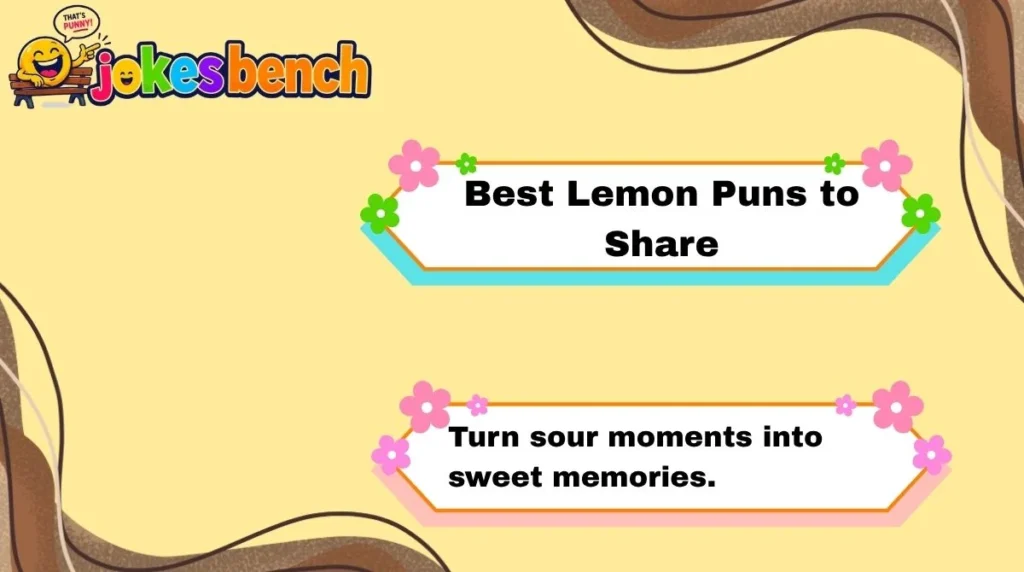 Best Lemon Puns to Share