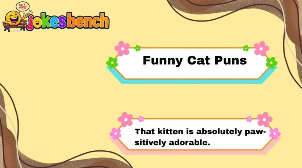 Funny Cat Puns