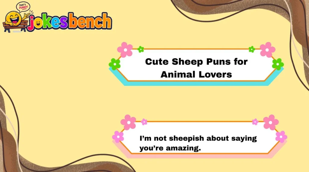 Cute Sheep Puns for Animal Lovers