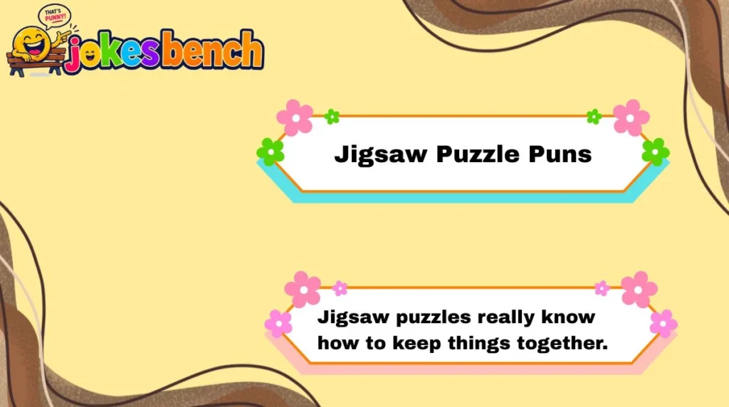 Jigsaw Puzzle Puns