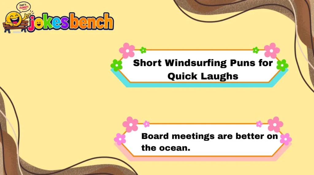Short Windsurfing Puns for Quick Laughs