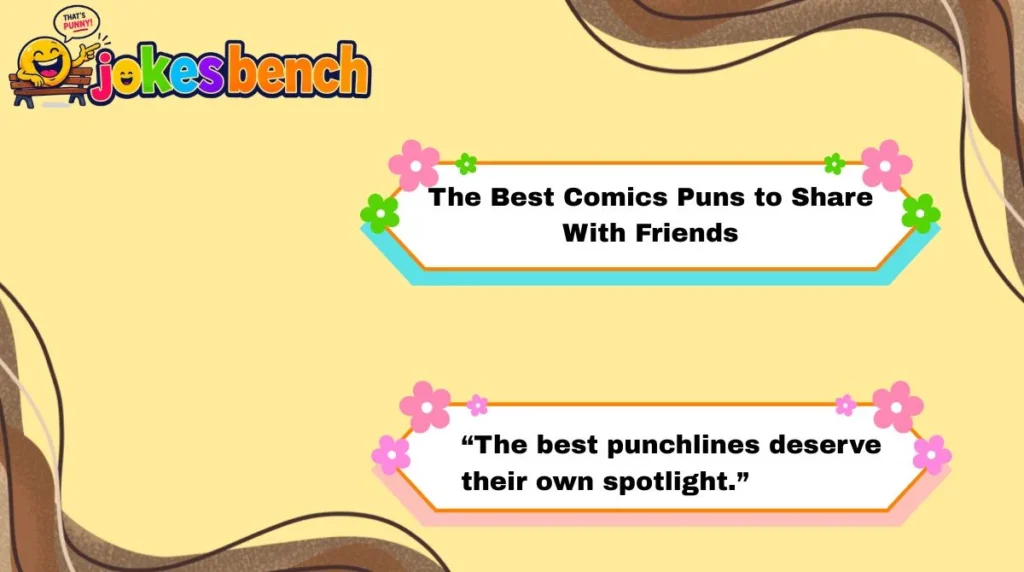 The Best Comics Puns to Share With Friends